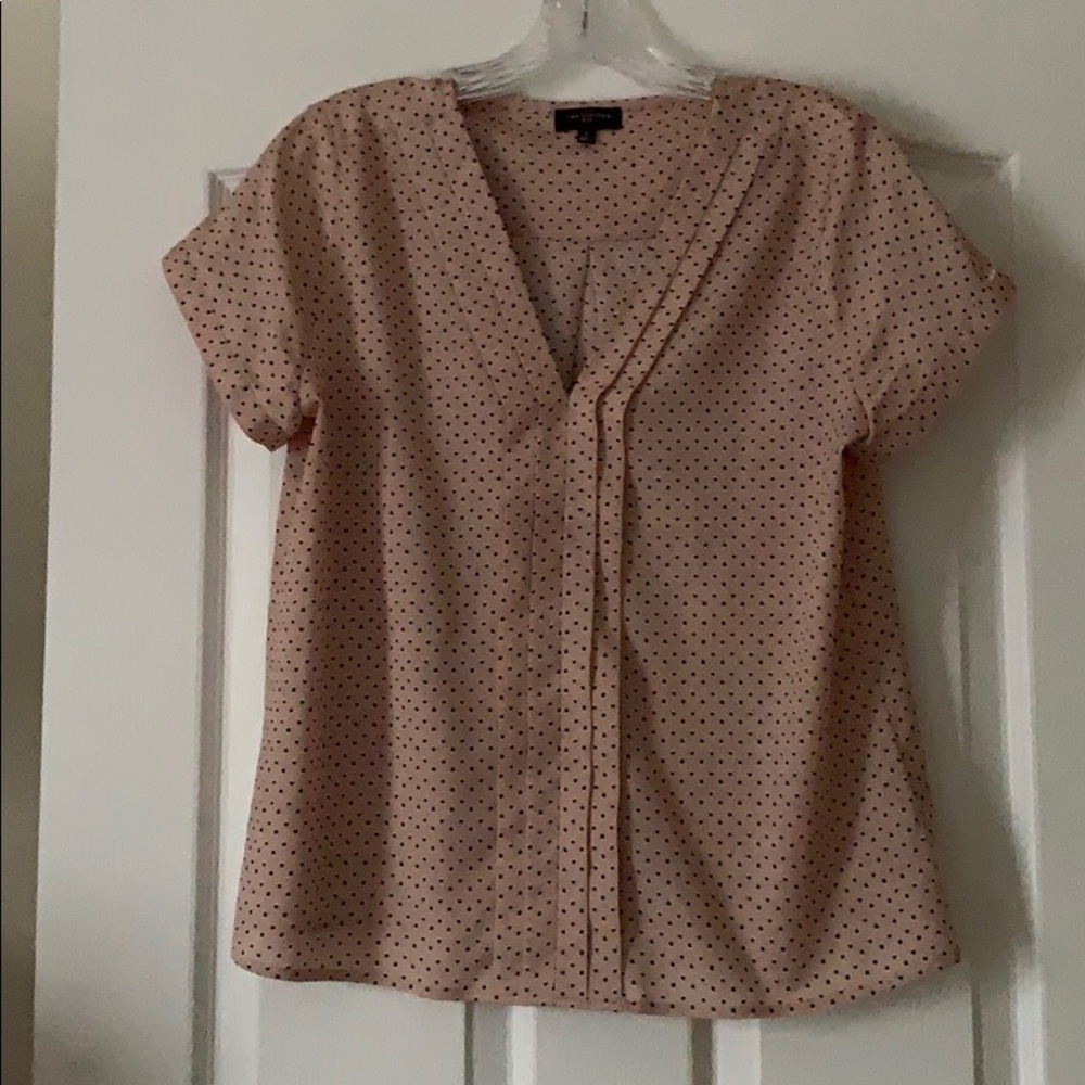 Rose v-neck blouse